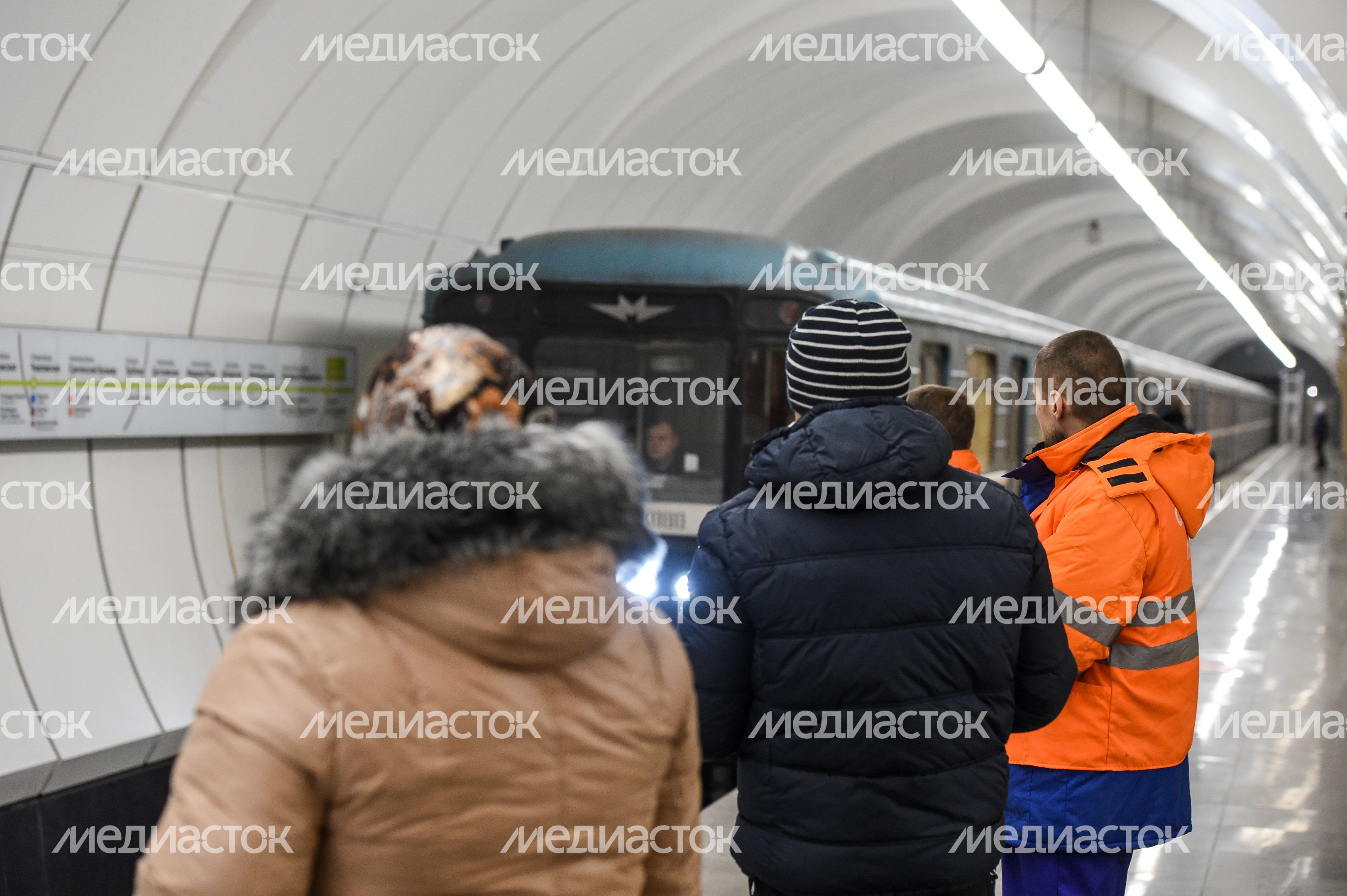 Подтопление станции метро Окружная на севере Москвы