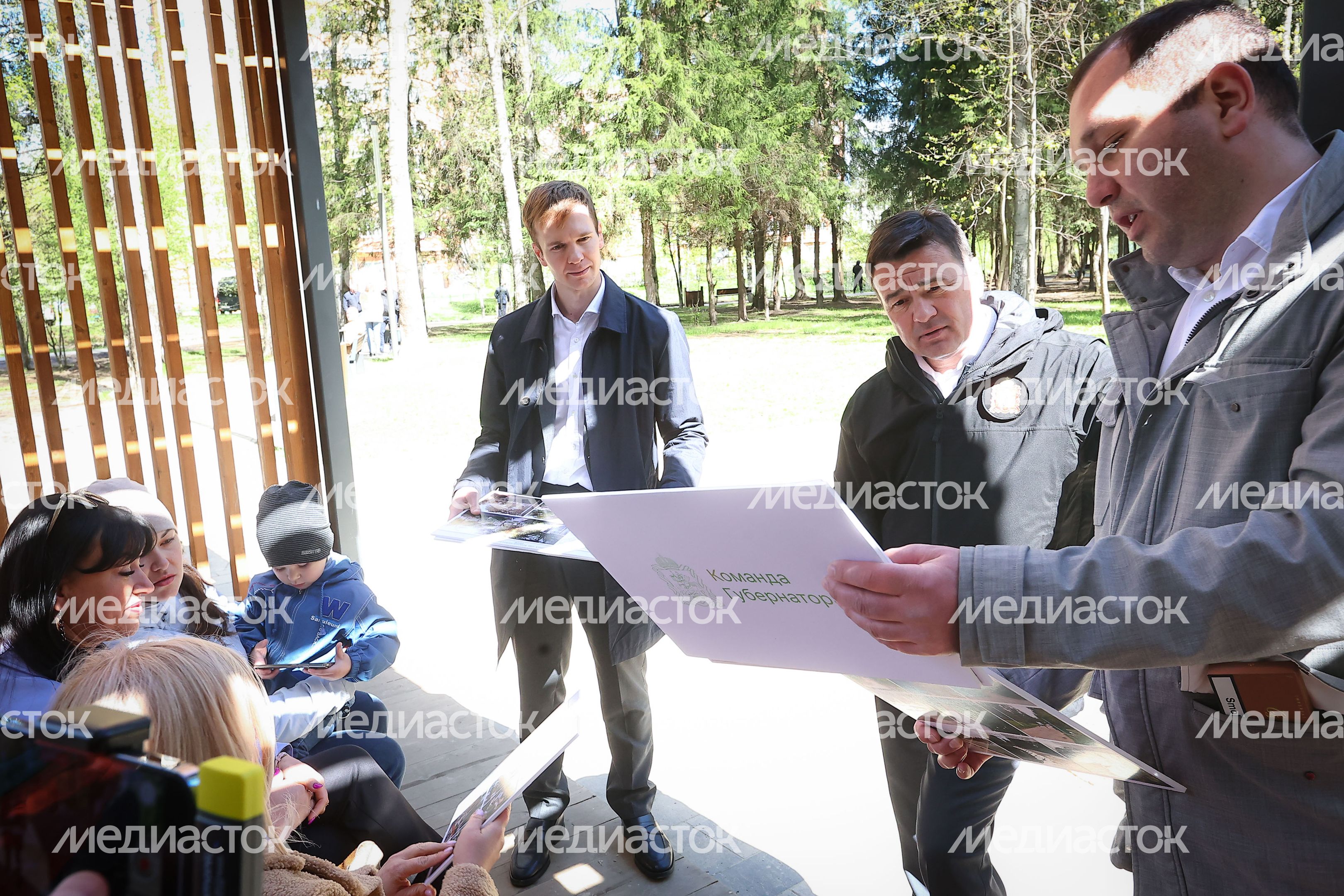 Обсуждение губернатором благоустройства Лобни с жителями
