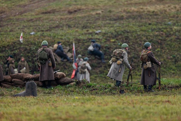 Военно-исторический фестиваль «Москва за нами. 1941 год» на Бородинском поле