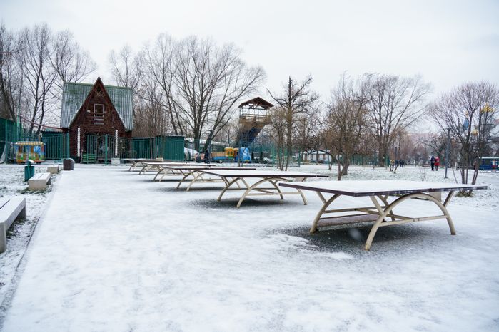 Реутов. Парк культуры и отдыха «Центральный парк». Зима