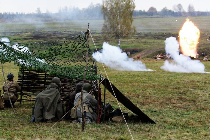 Военно-исторический фестиваль «Москва за нами. 1941 год» на Бородинском поле
