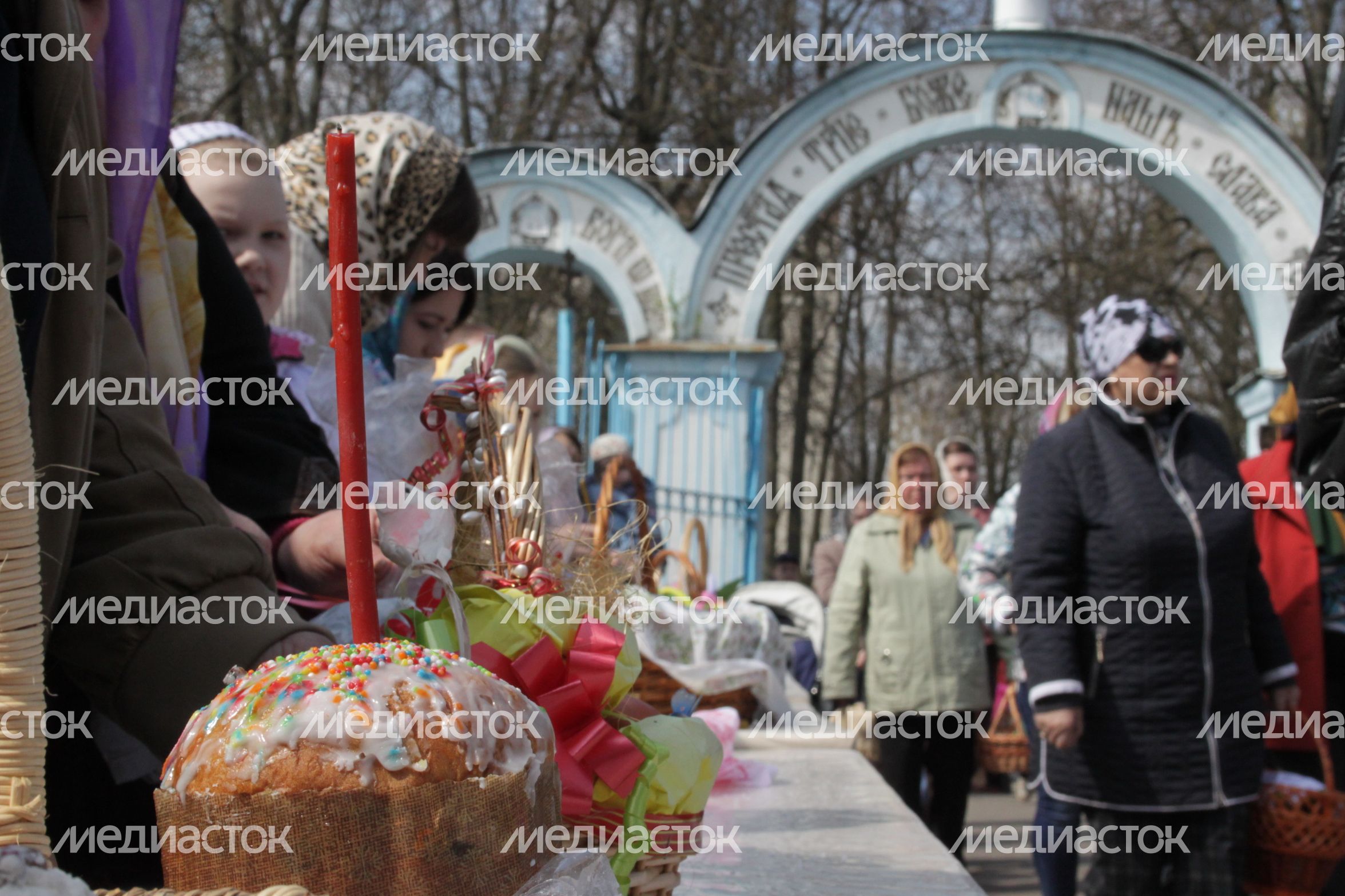 Празднование Пасхи в Озерах