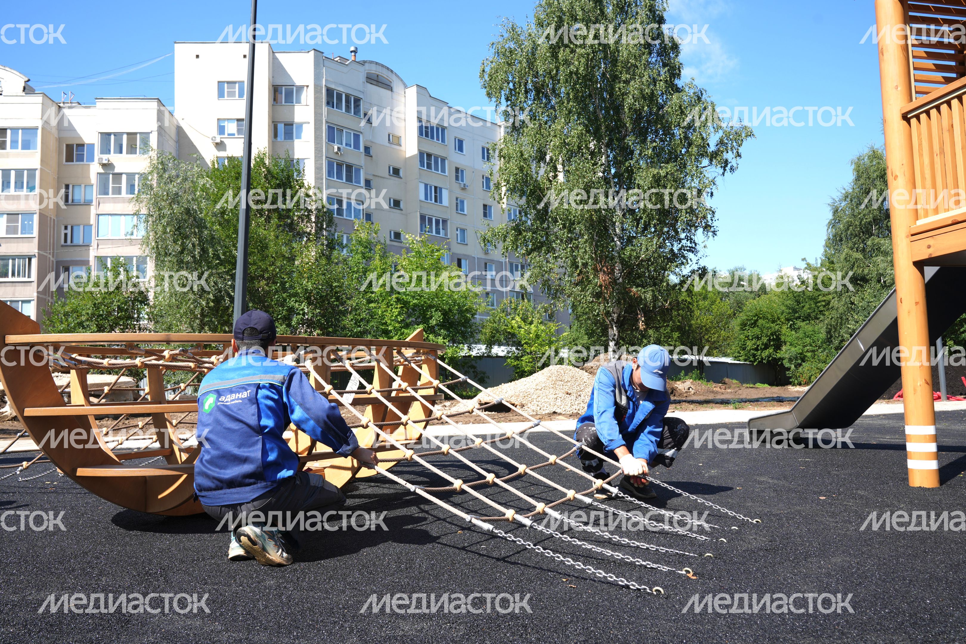 Благоустройство зоны отдыха у реки Учи в Ивантеевке