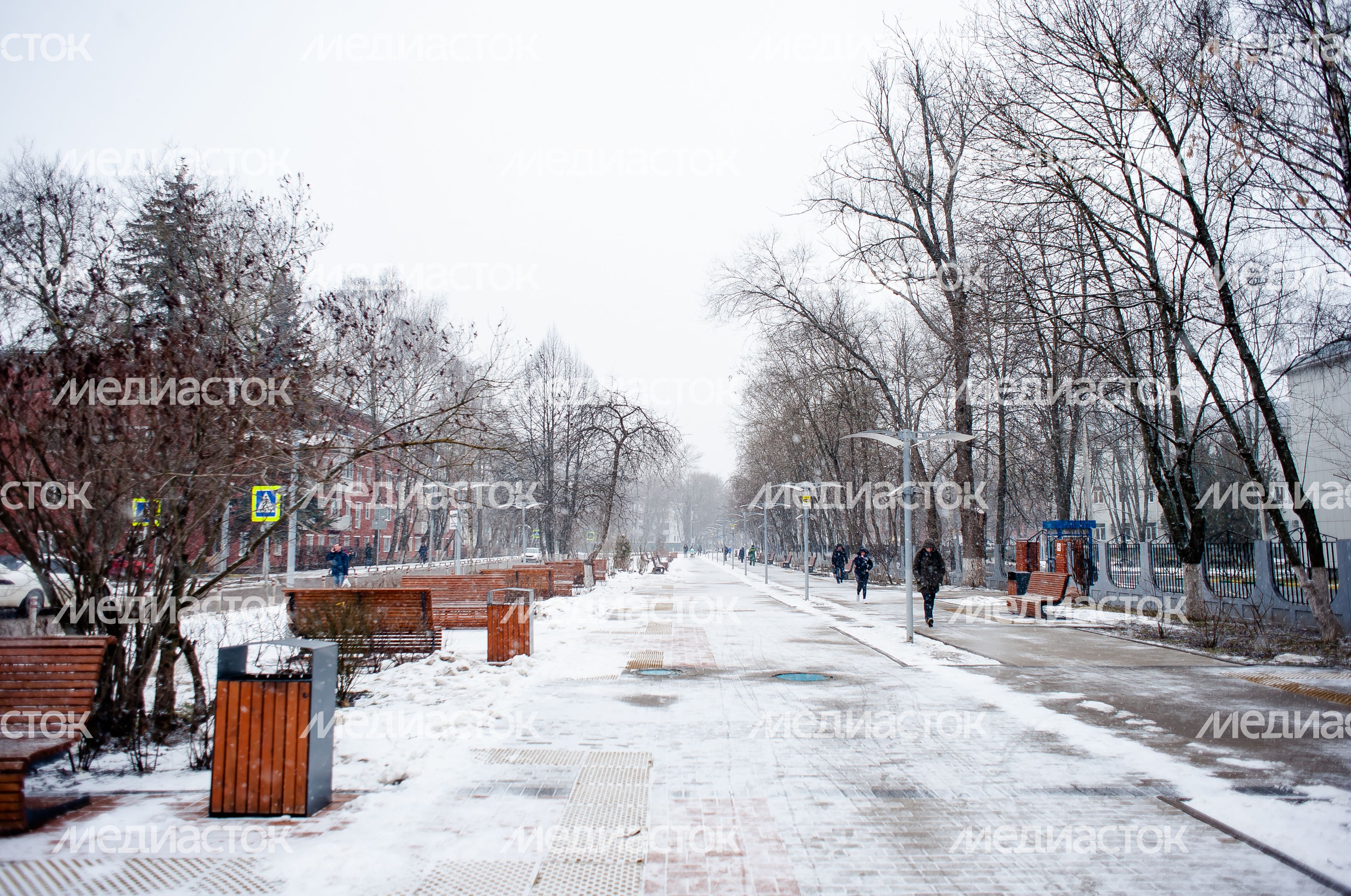 Зимние виды города Щелково