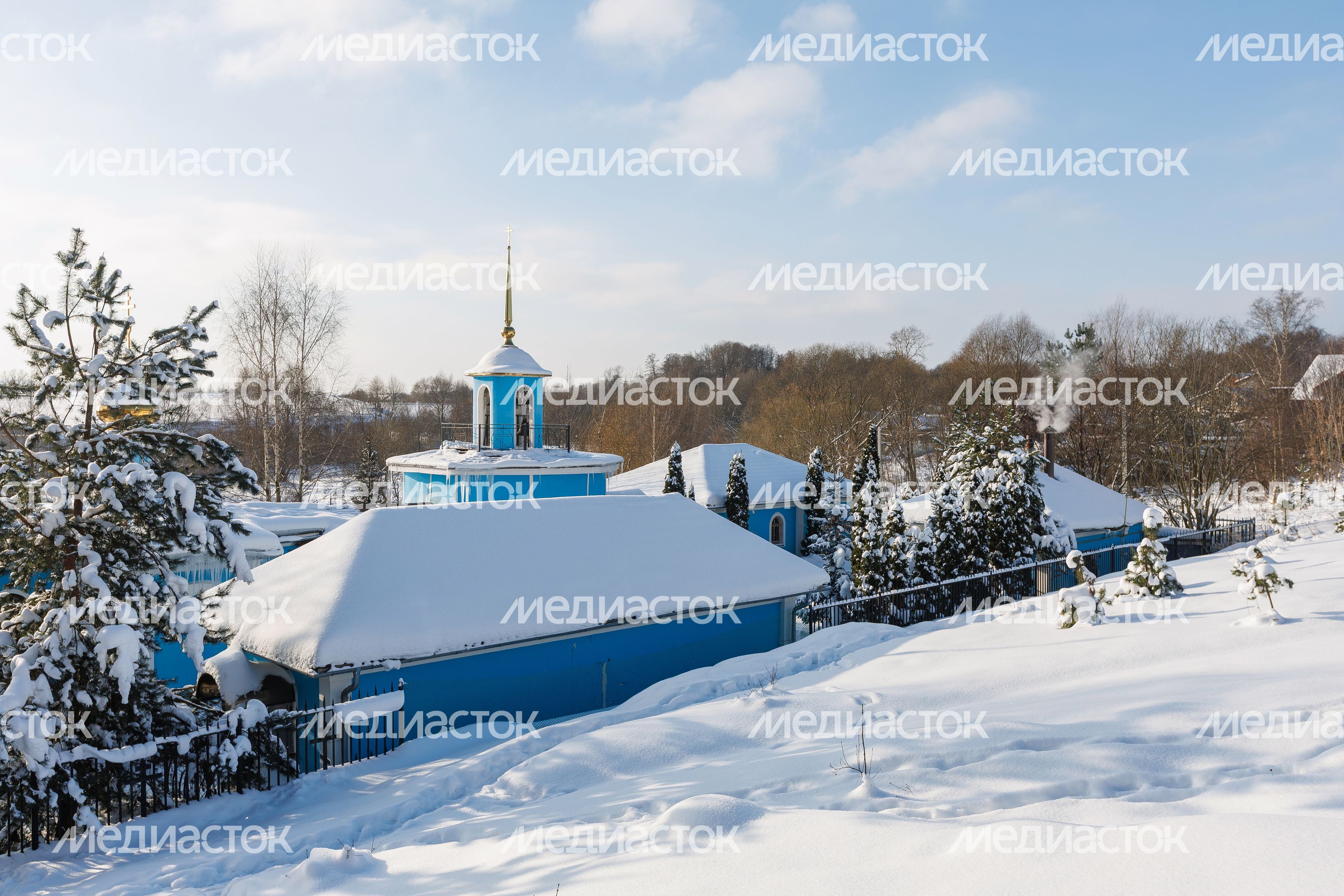 Церковь иконы Божией Матери Живоносный Источник в селе Быково Раменского округа Церковь иконы Божией Матери Живоносный Источник в селе Быково Раменского округа