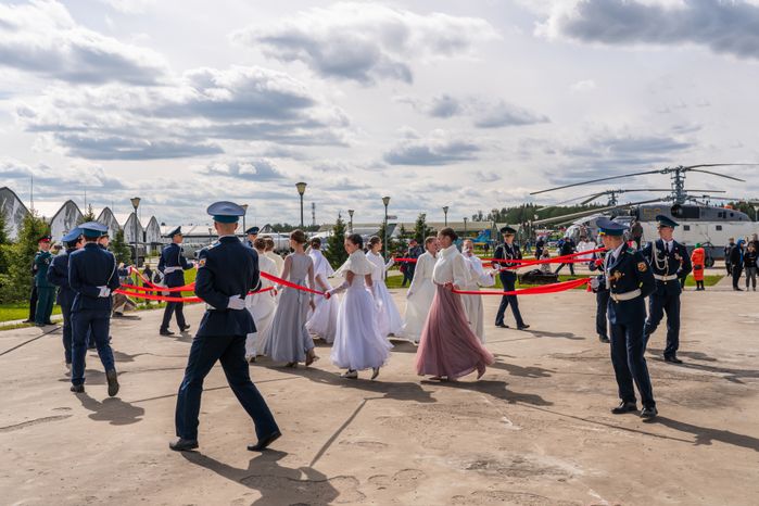 День Победы в Центральном парке "Патриот". Кадетский бал