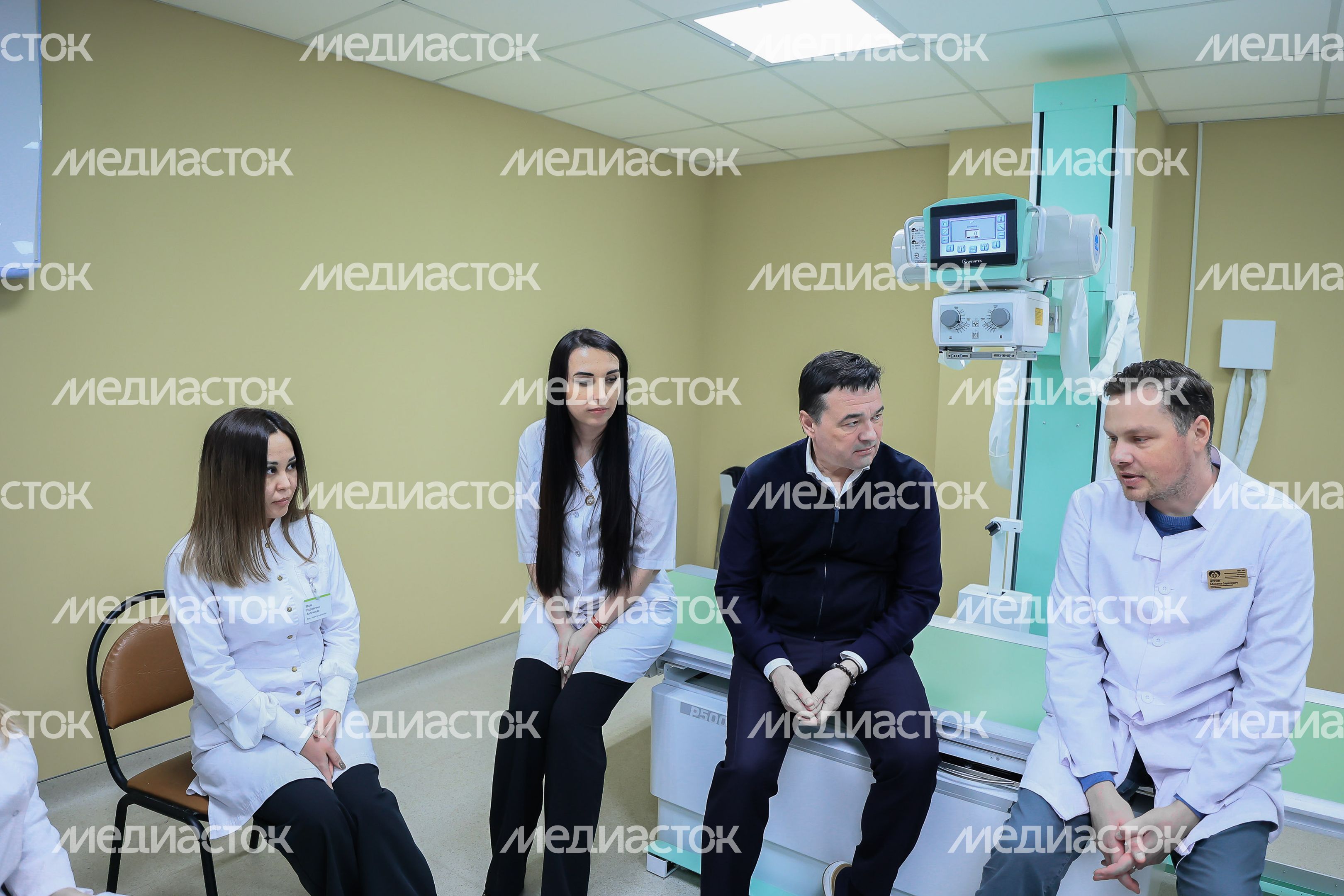 Посещение Губернатором Подмосковья Воскресенской областной больницы
