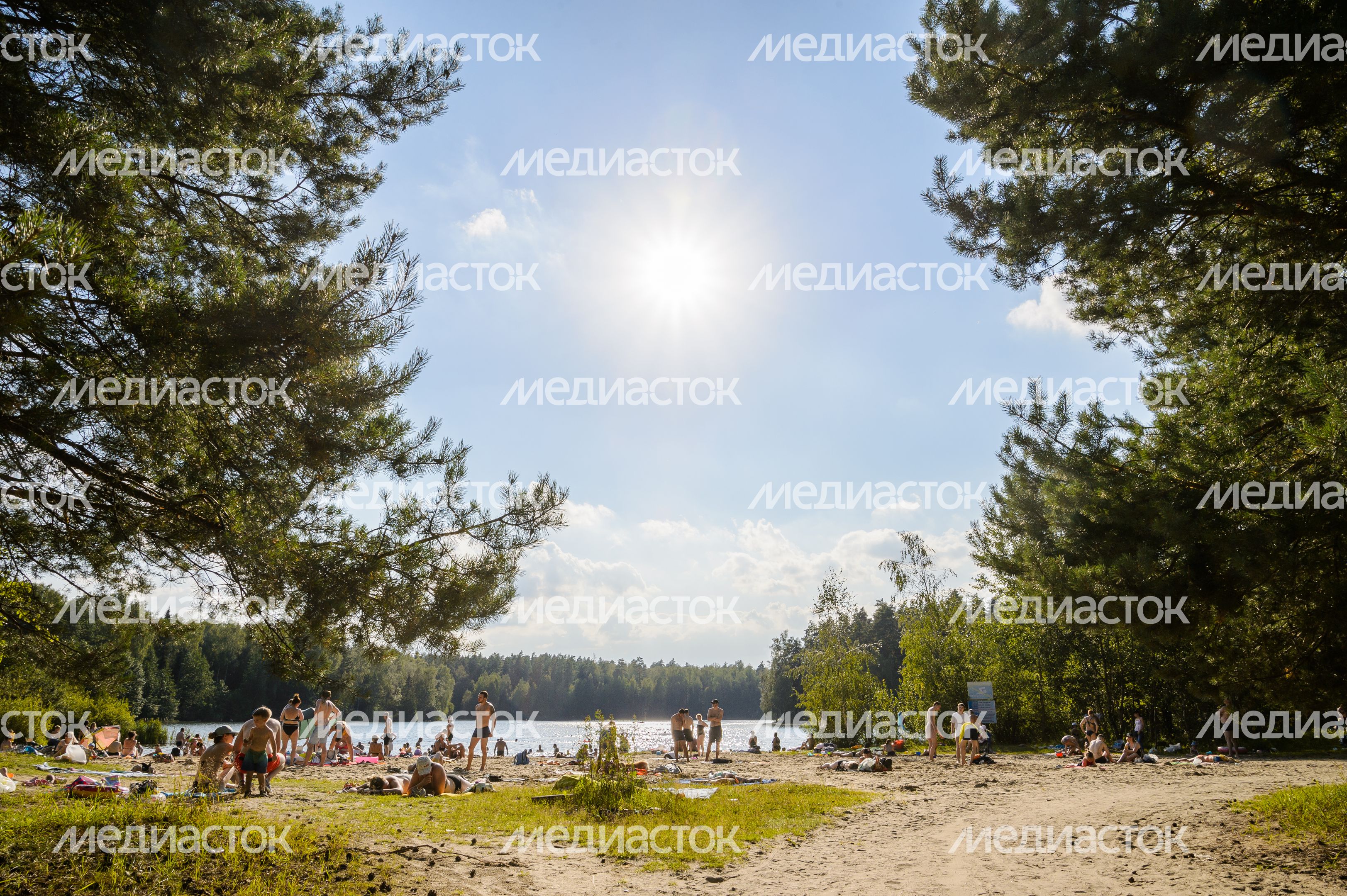 Озеро Северное в Черноголовке