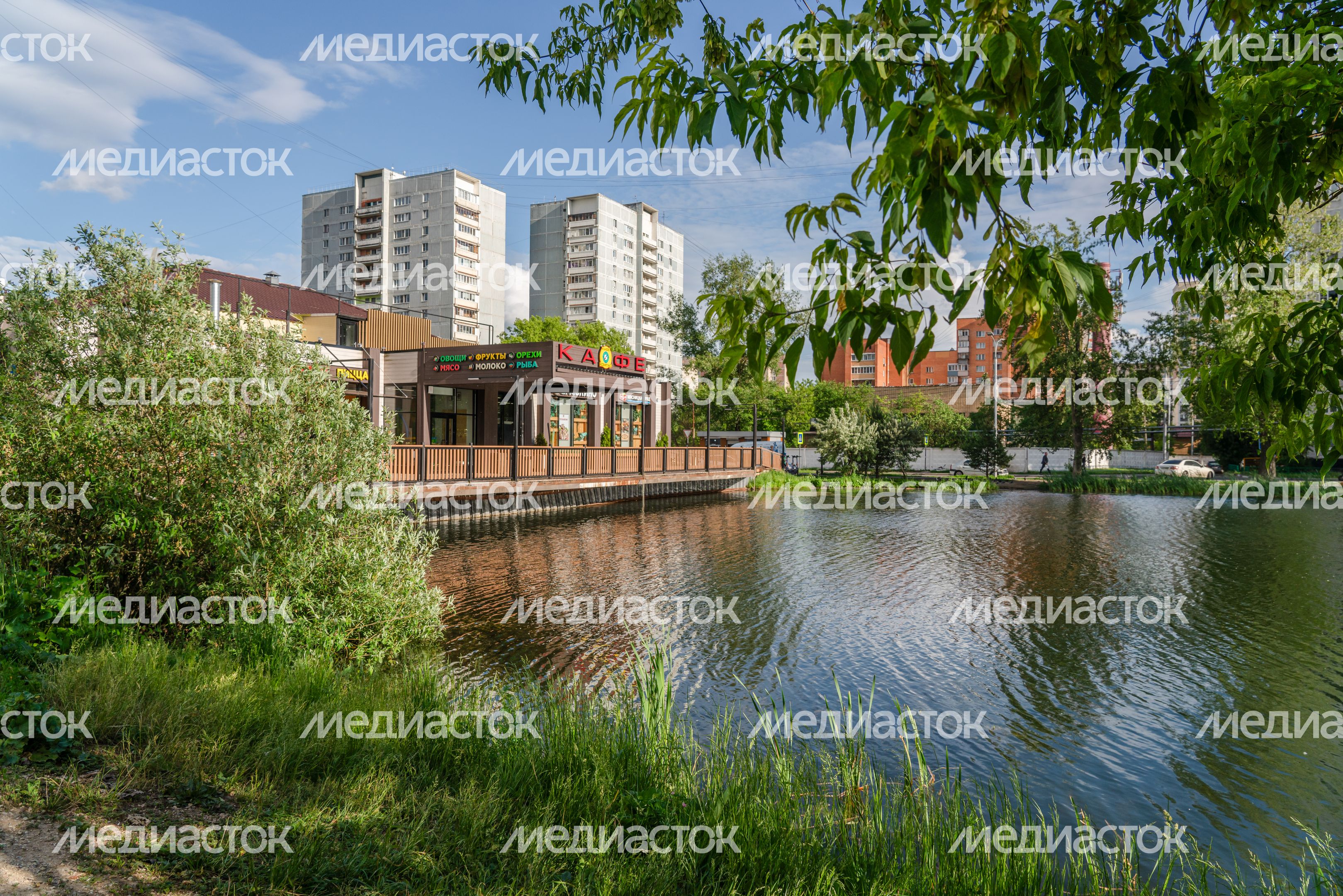 Благоустройство Комсомольского пруда в Одинцово