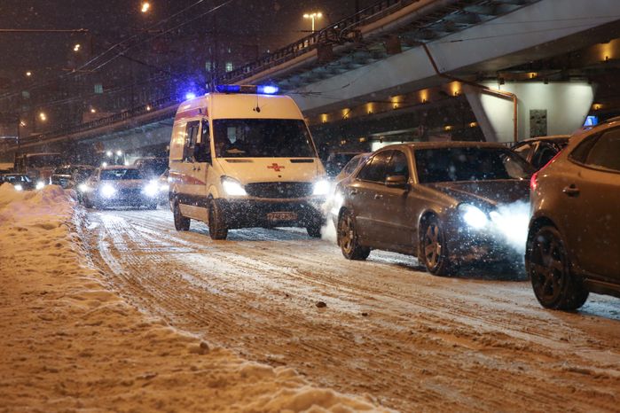 Автомобильное движение в Москве