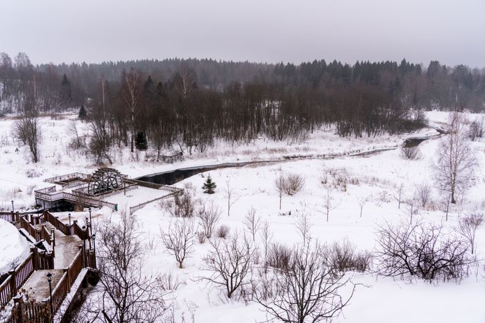 Радонеж Сергиево-Посадского горокруга. Зима
