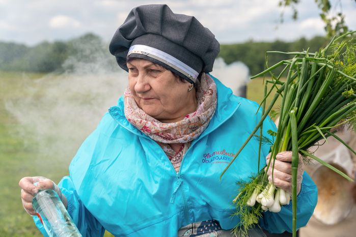 Гастрономический фестиваль «Каша из топора на полях Бородина» на Бородинском поле Можайского округа