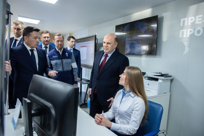 Встреча Губернатора Андрея Воробьева и Председателя Правительства РФ Михаила Мишустина
