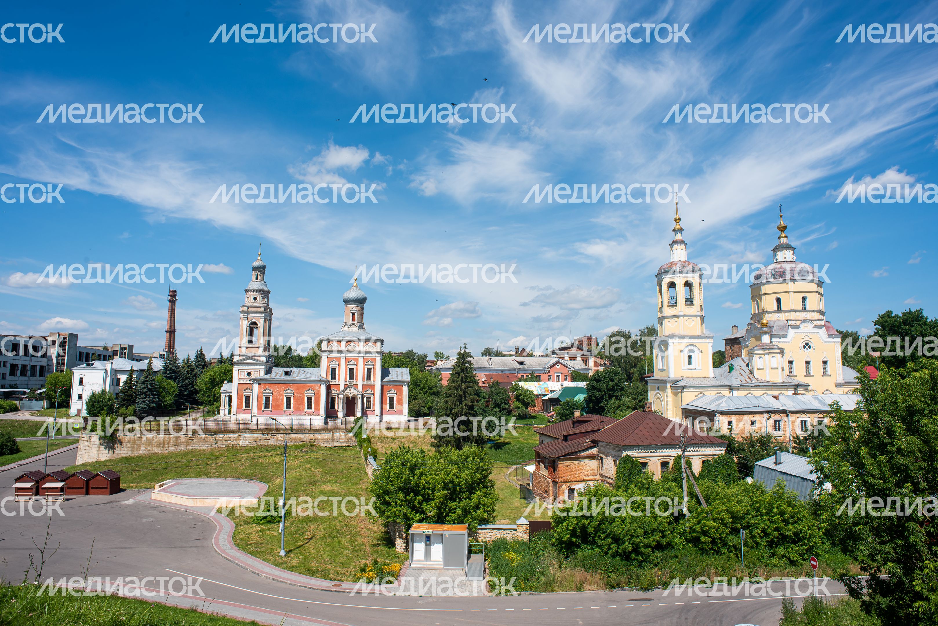 Летние виды города Серпухов