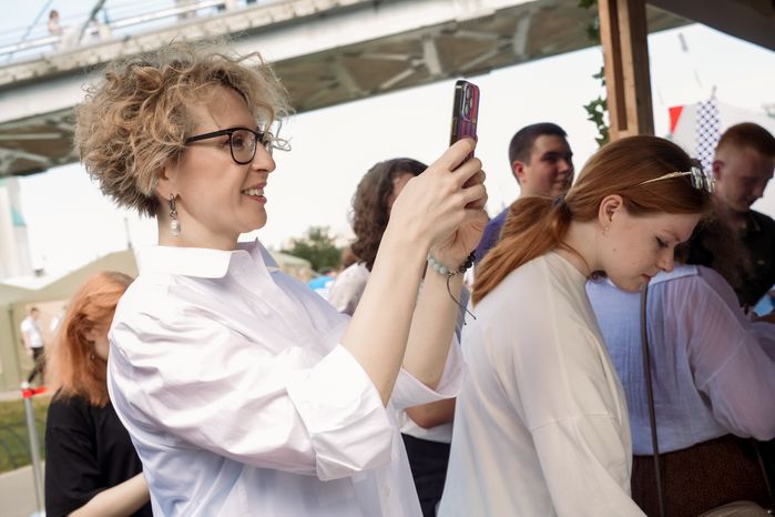 Яна Чурикова на фестивале "Волонтеров Подмосковья" в Красногорске