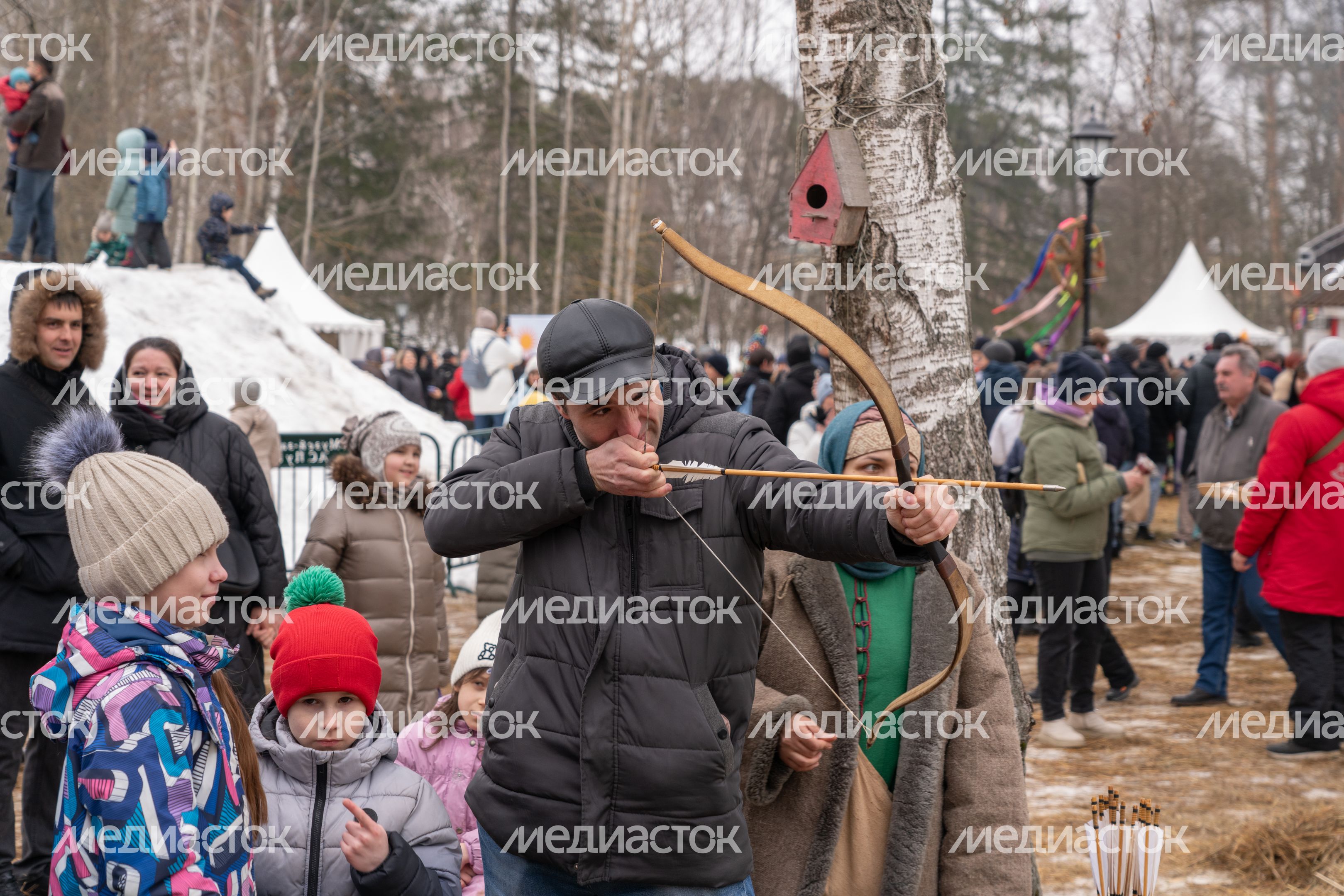 Масленица в парке "Захарово". Одинцовский округ