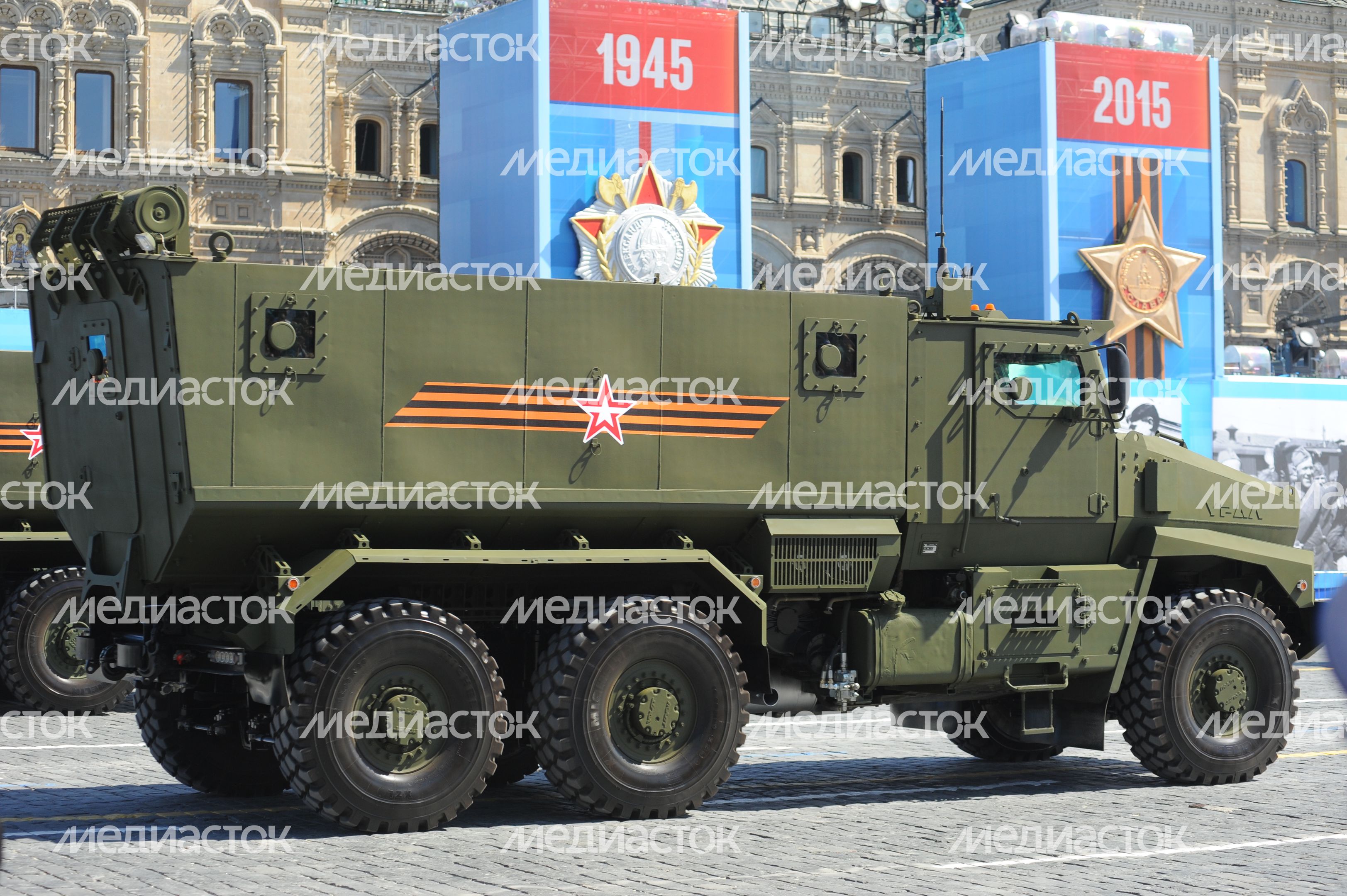 Генеральная репетиция парада Победы на Красной площади