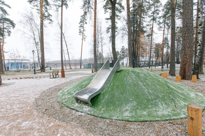 Раменское. Городской парк культуры и отдыха. Зима