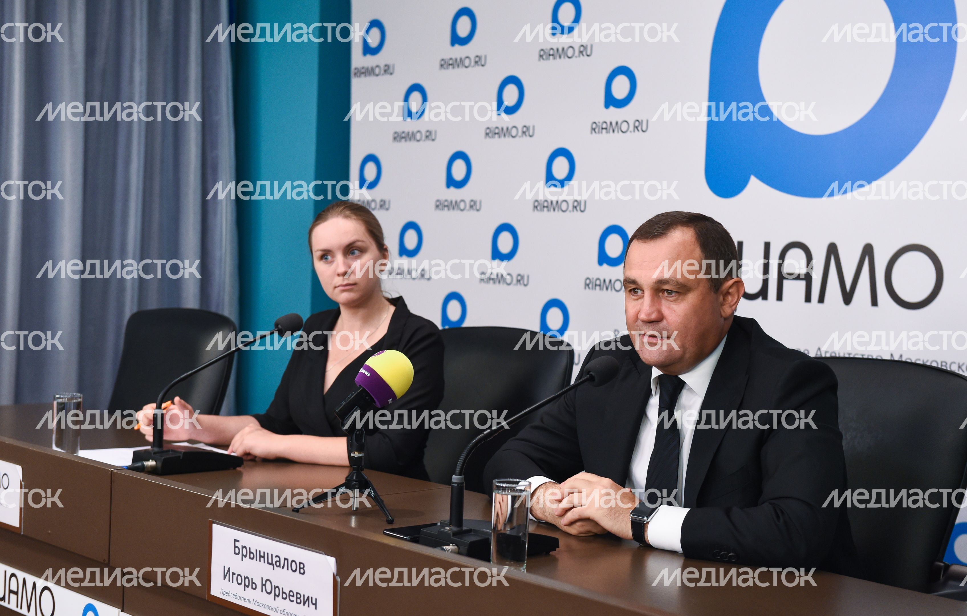 Пресс-конференция спикера Мособлдумы Игоря Брынцалова