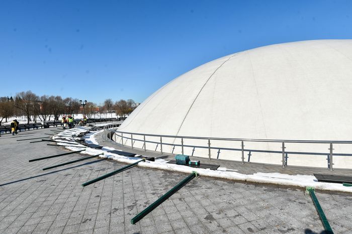 Расконсервация музыкального фонтана в музее-заповеднике «Царицыно»