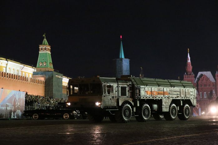 Репетиция парада Победы на Красной площади в Москве