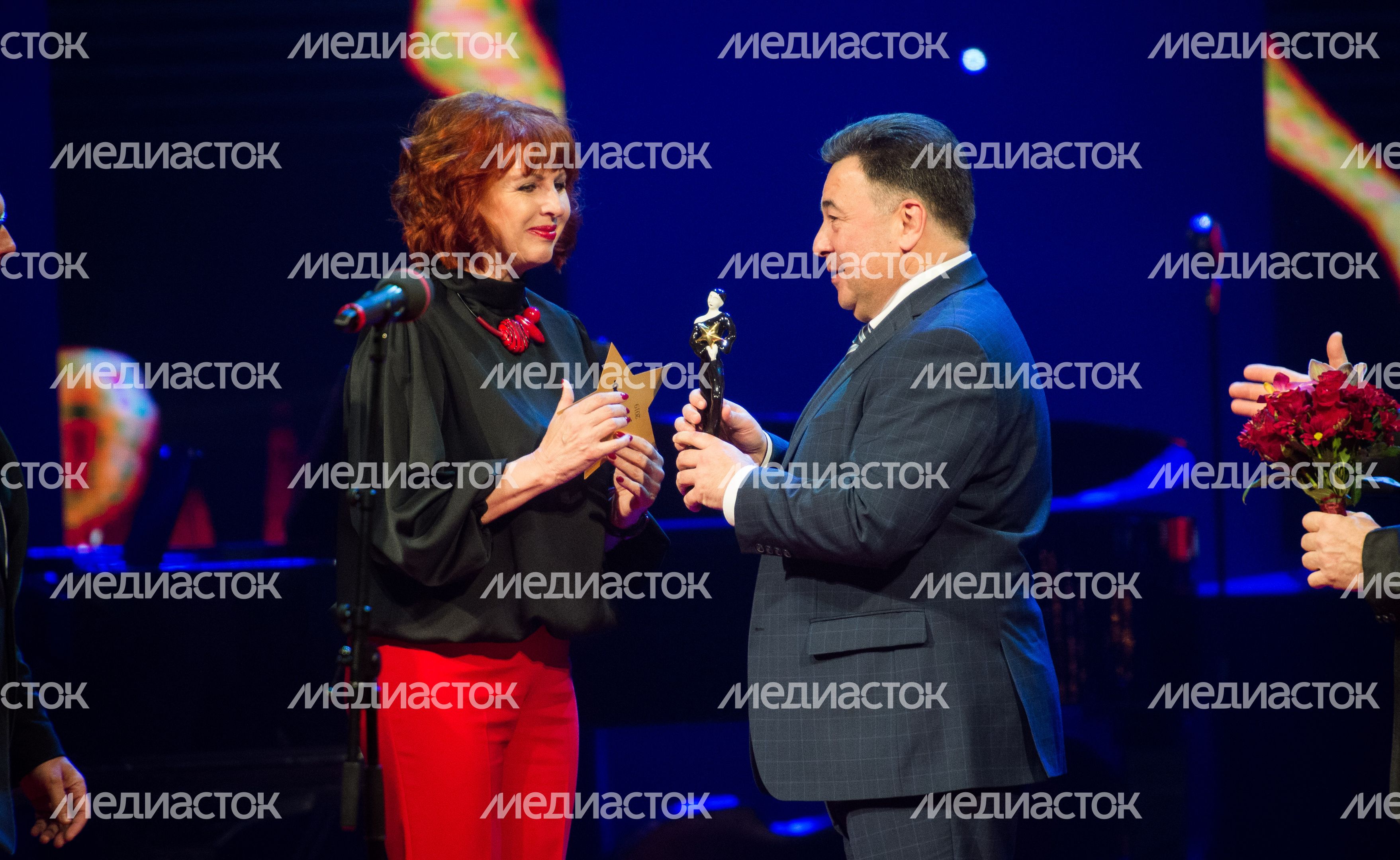 Церемония вручения премии «Звезда Театрала» в театре имени Вахтангова в Москве