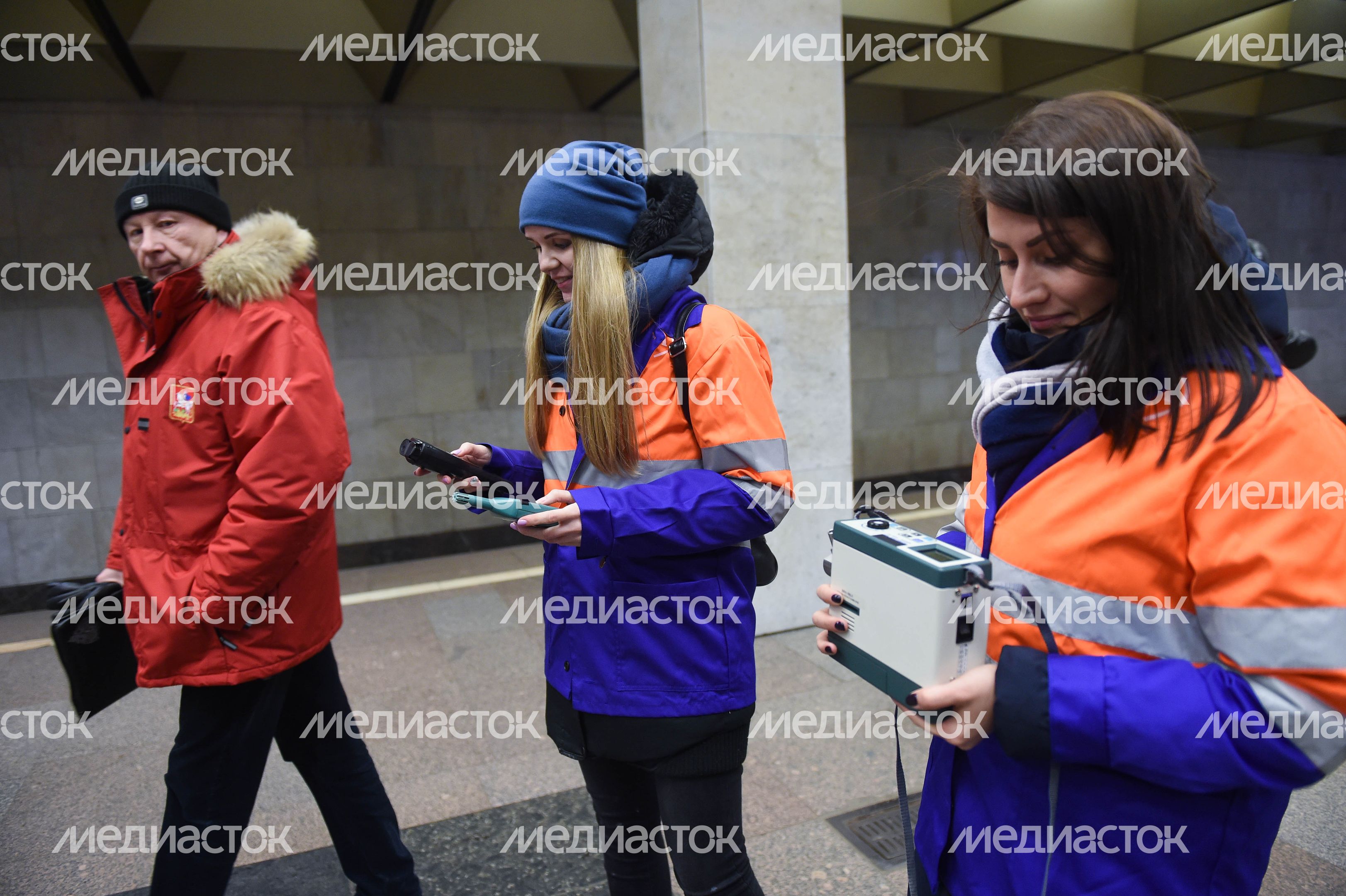 Проверка воздуха в Московском метрополитене Проверка воздуха в Московском метрополитене