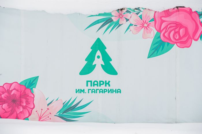 Парк культуры и отдыха имени Ю.А. Гагарина в Шатуре. Зима