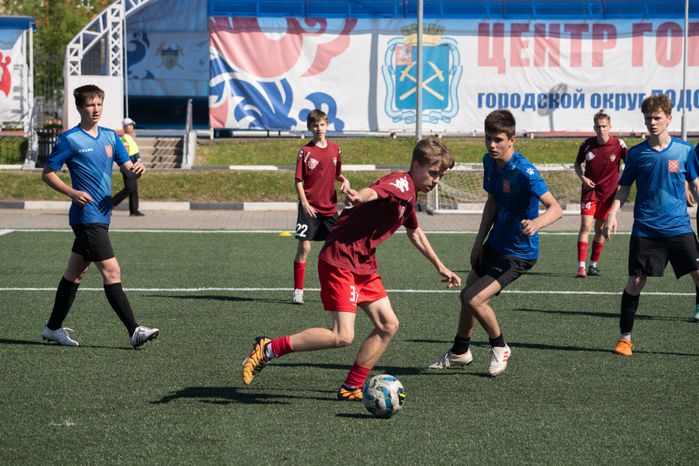 Финал регионального турнира по футболу "Кожаный мяч" в Подольске