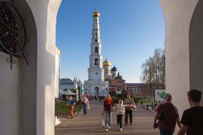 Пасха в Николо-Угрешском монастыре города Дзержинский