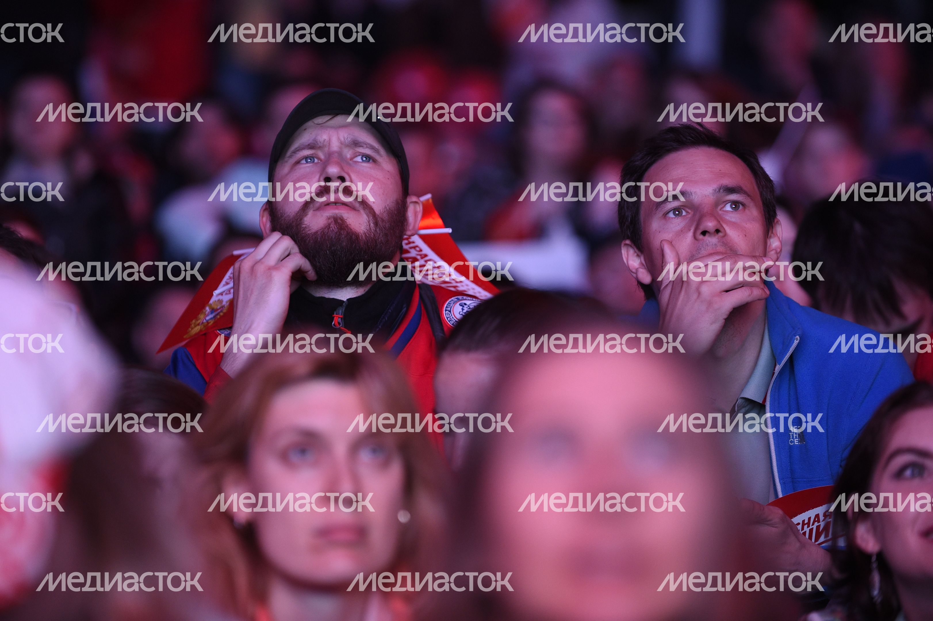 Фан-зона чемпионата мира по хоккею в Москве