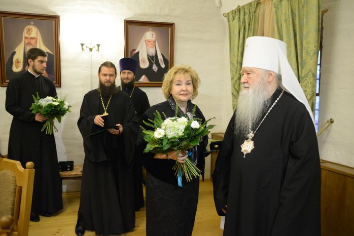 Награждение в Новодевичьем монастыре