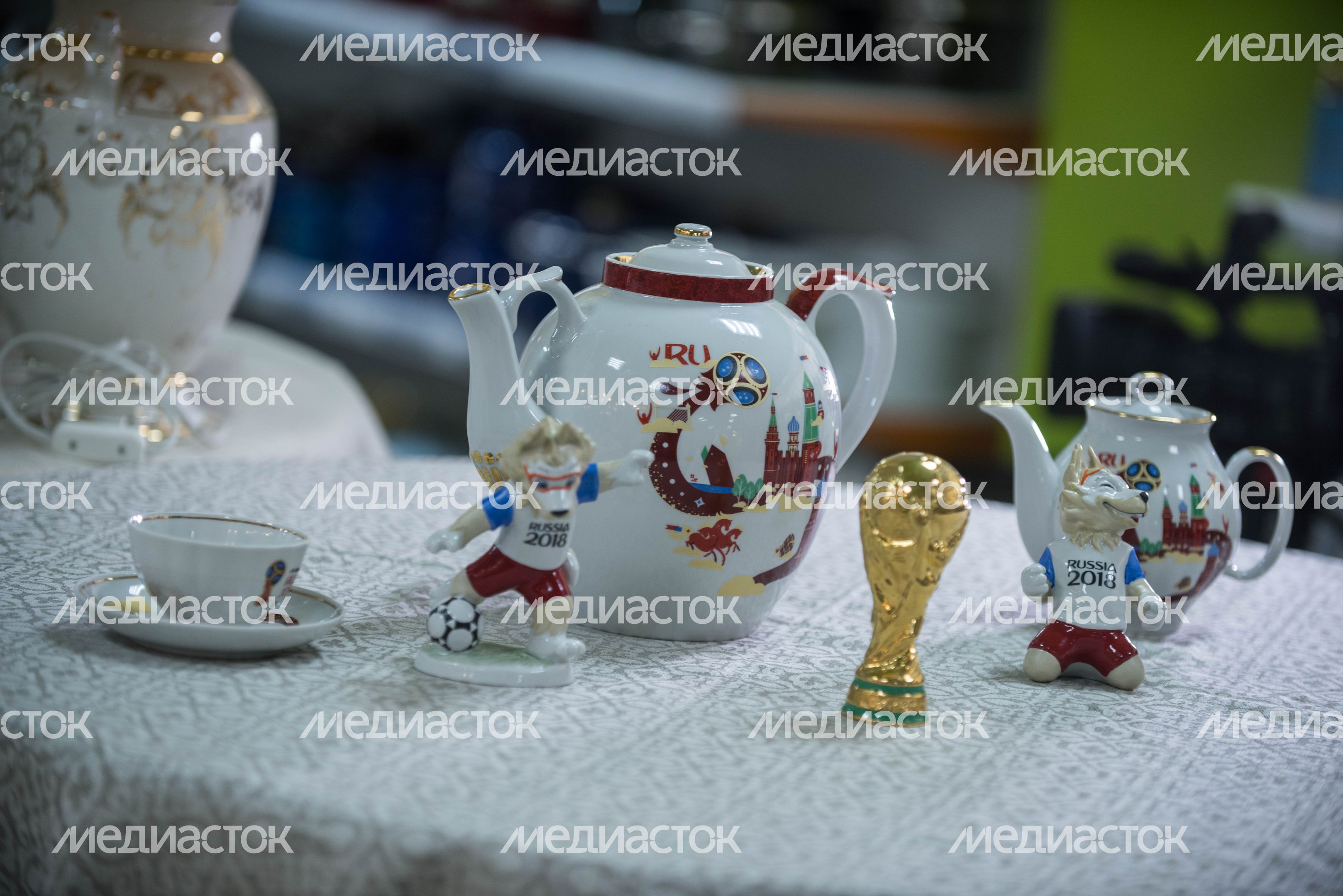 Производство сувениров ЧМ‑2018 на заводе «Дулевский фарфор»