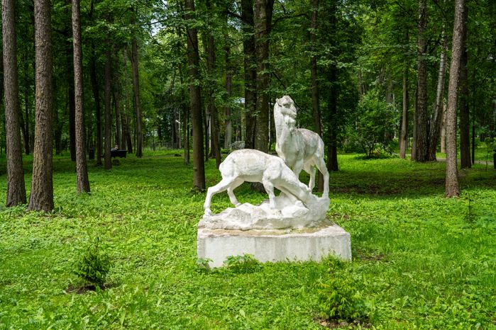 Центральный парк имени В.В. Воровского в Наро-Фоминске летом