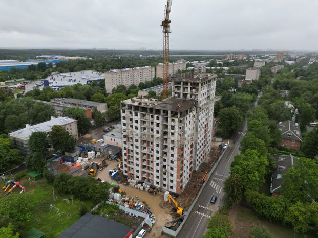 В подольском посёлке Южный в Подольске строят дома для расселения аварийного жилья