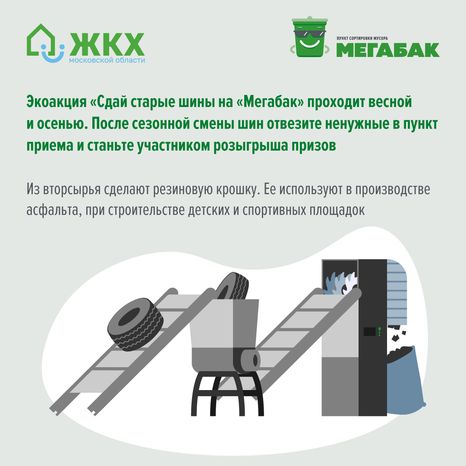 Сдай шины на мегабак