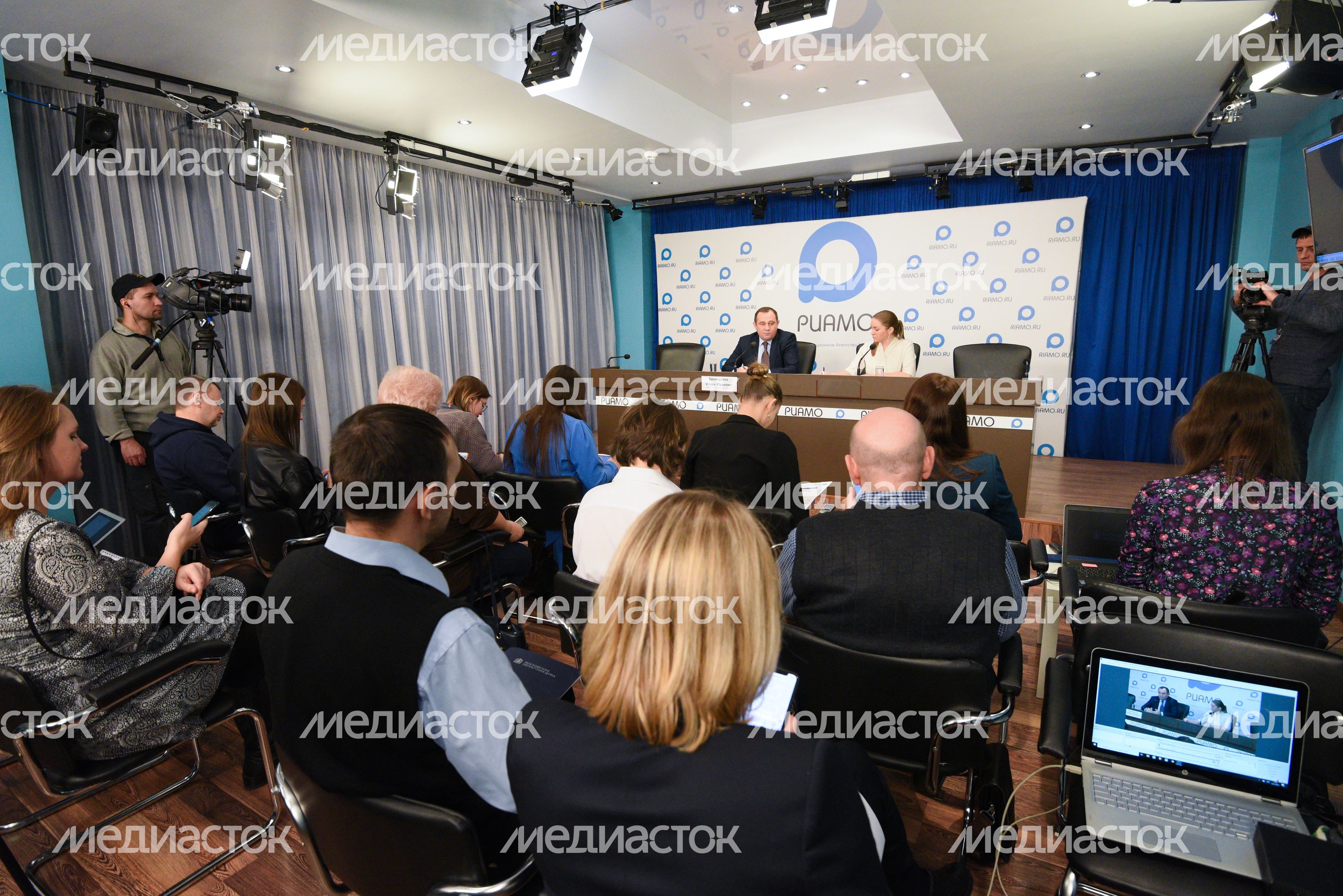 Пресс-конференция председателя Московского областного парламента Игоря Брынцалова, посвященная итогам работы Думы за 2019 год