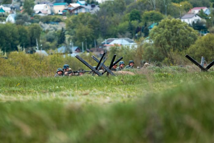 XIX Военно-исторический фестиваль "Огненная дуга" в Ступино