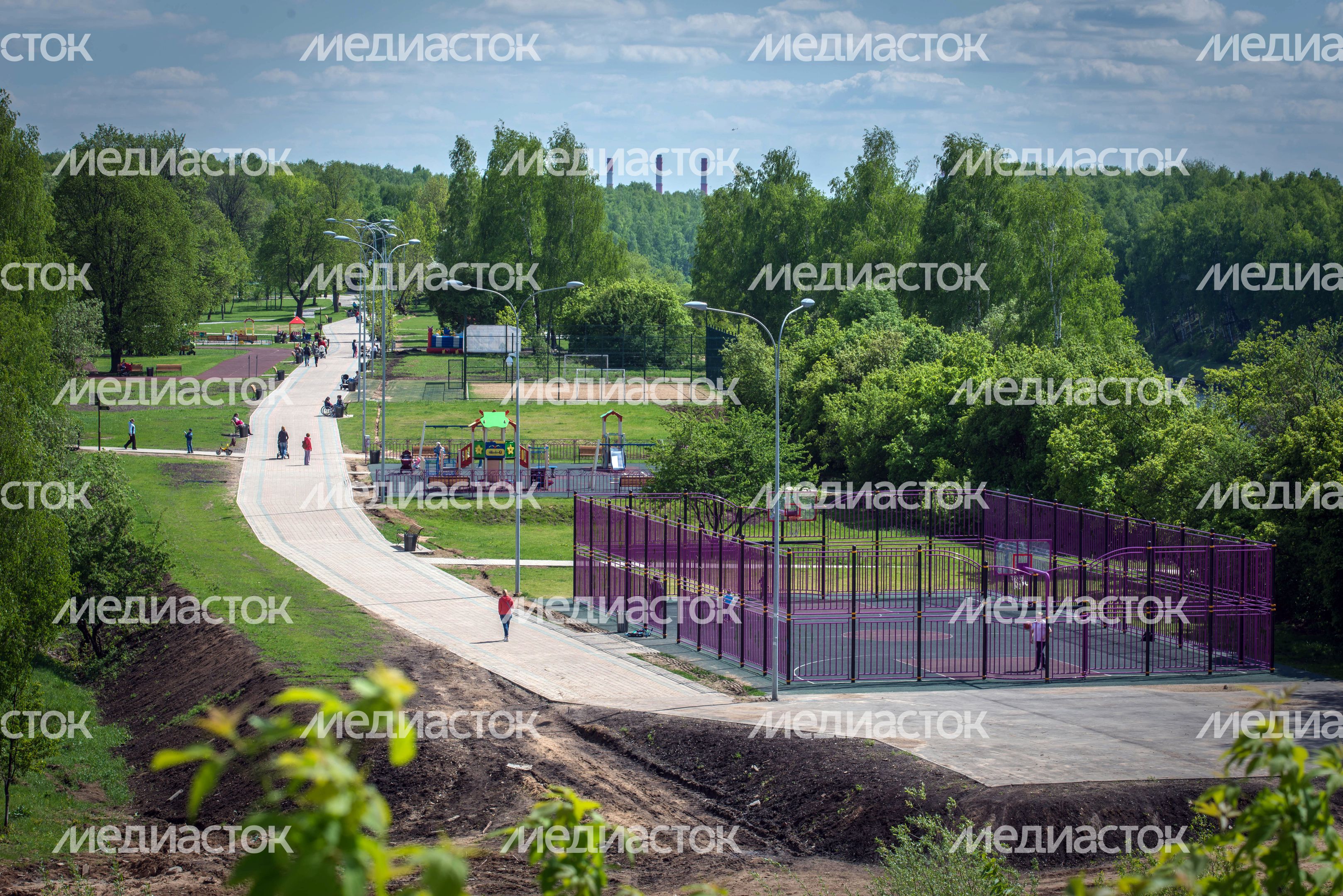 Городской парк в Долгопрудном