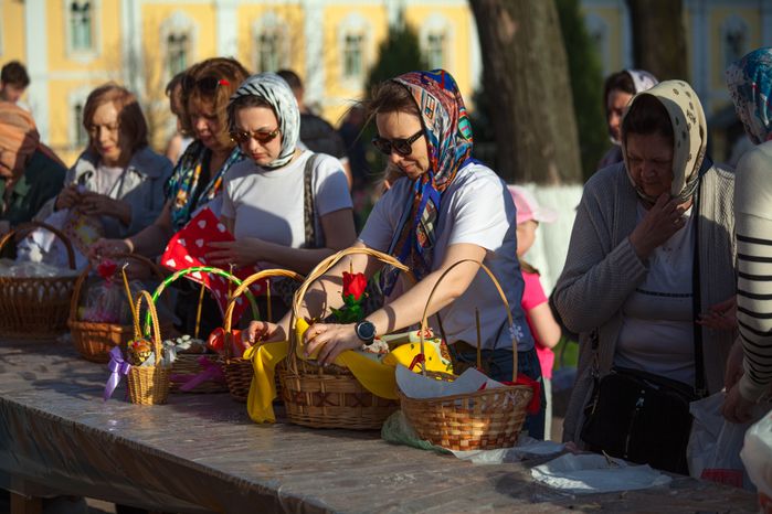 Пасха в Николо-Угрешском монастыре города Дзержинский
