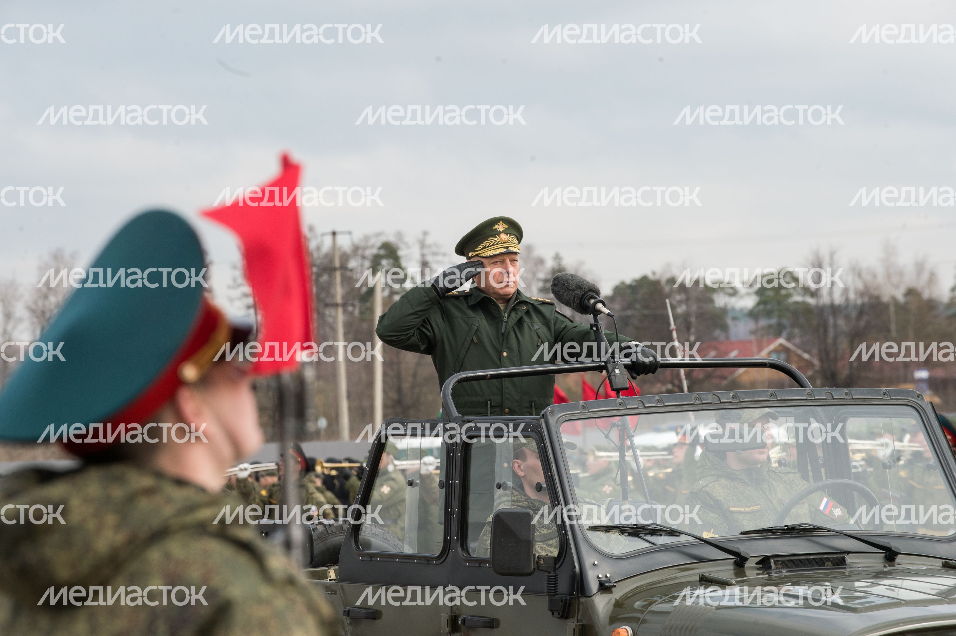 Репетиция Парада Победы в Алабино