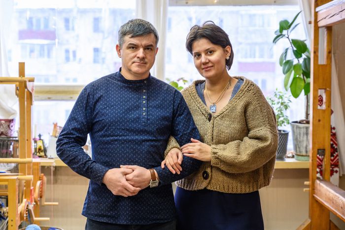 В мастерской художников Ильи и Натальи Рожковых в Орехово-Зуевском г.о.