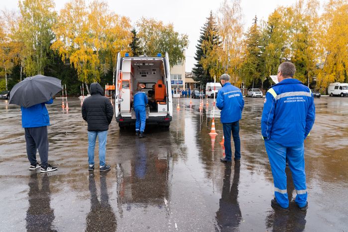 Подольск. Конкурс «Лучший водитель скорой помощи»