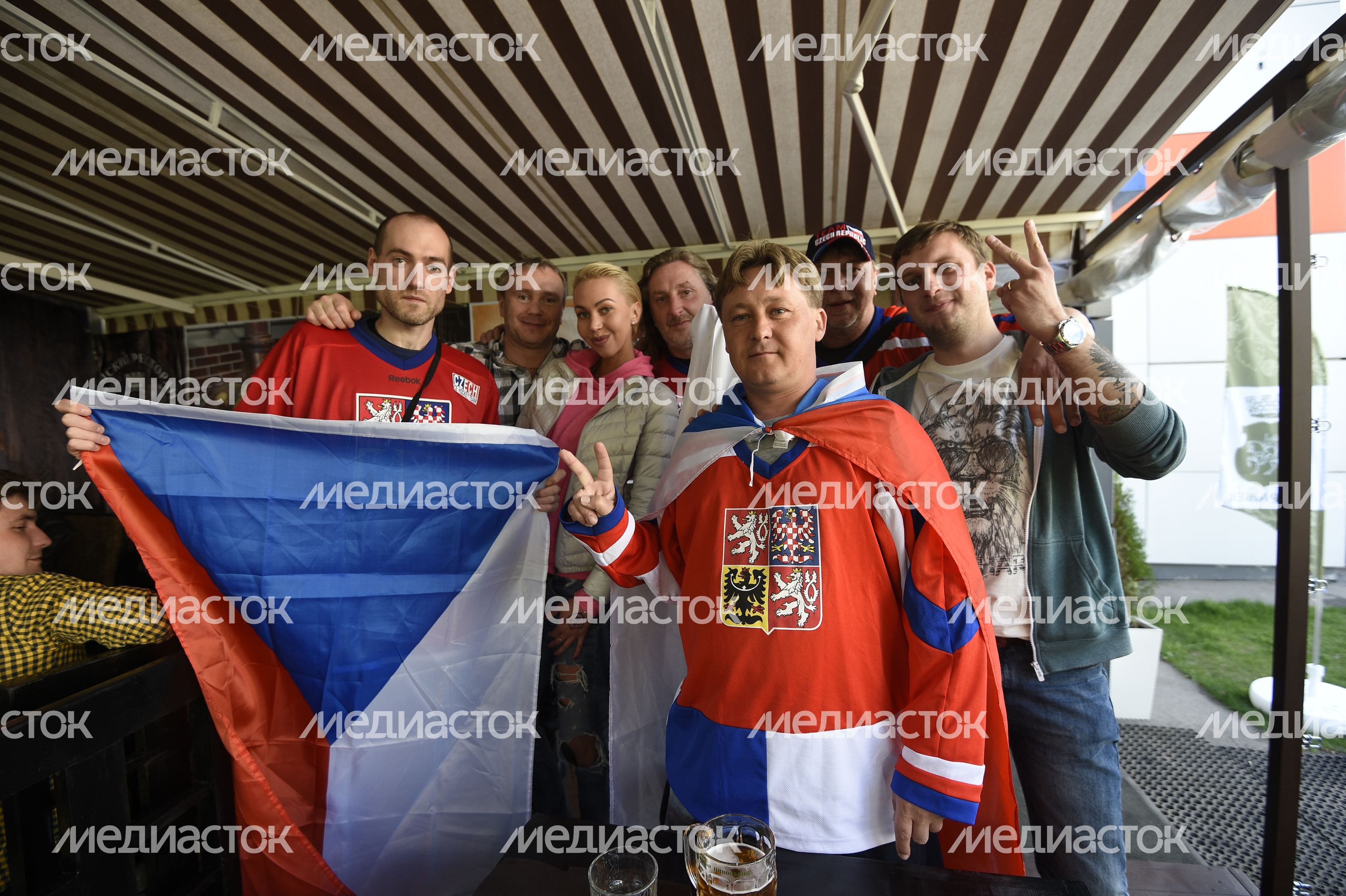 Фан-зона чемпионата мира по хоккею в Москве