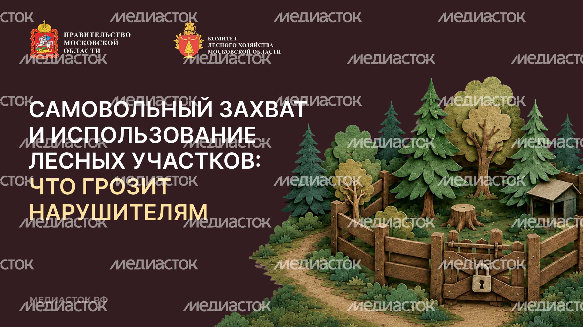 Самовольный захват и использование лесных участков горизонталь 01