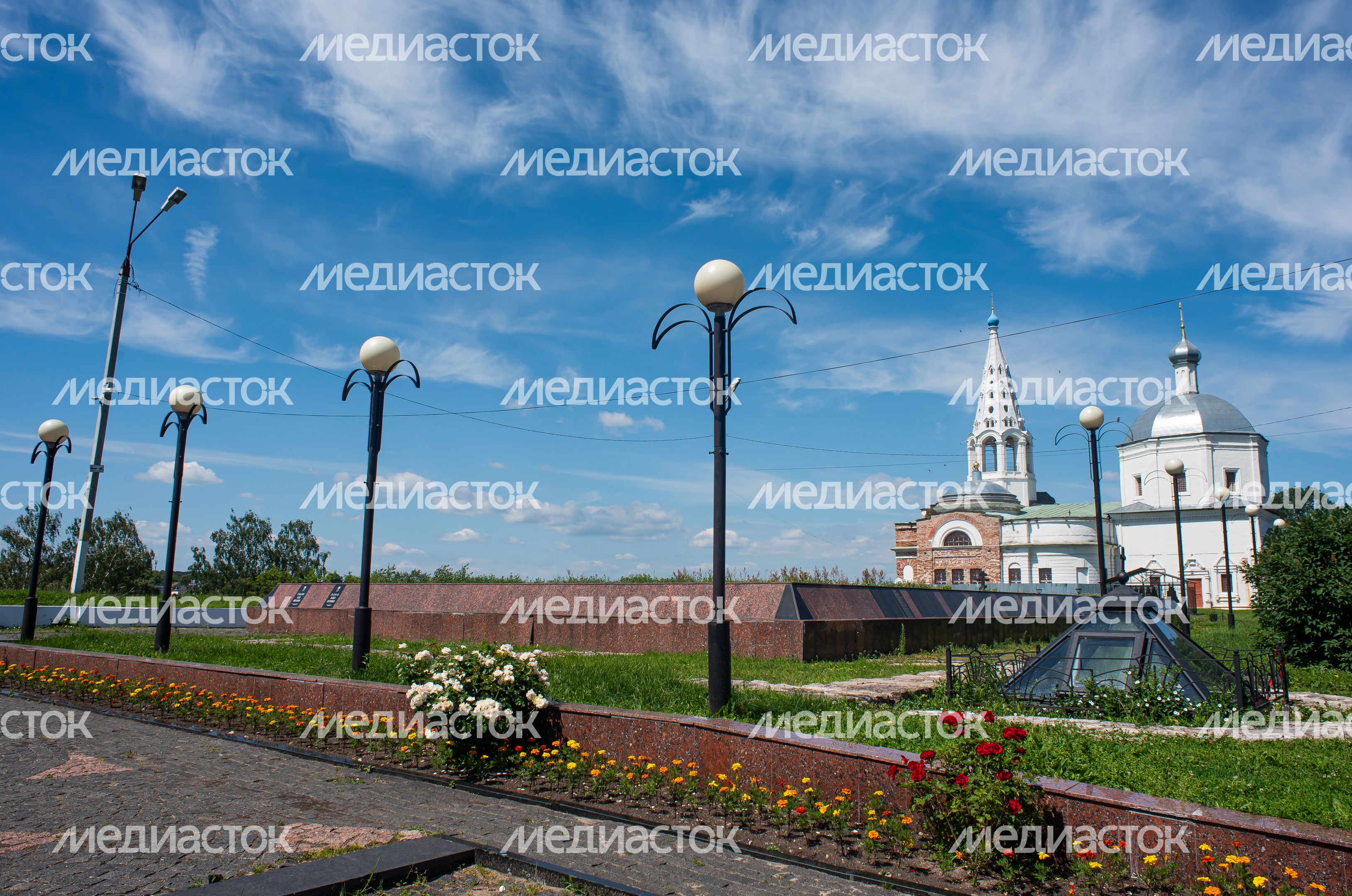 Летние виды города Серпухов