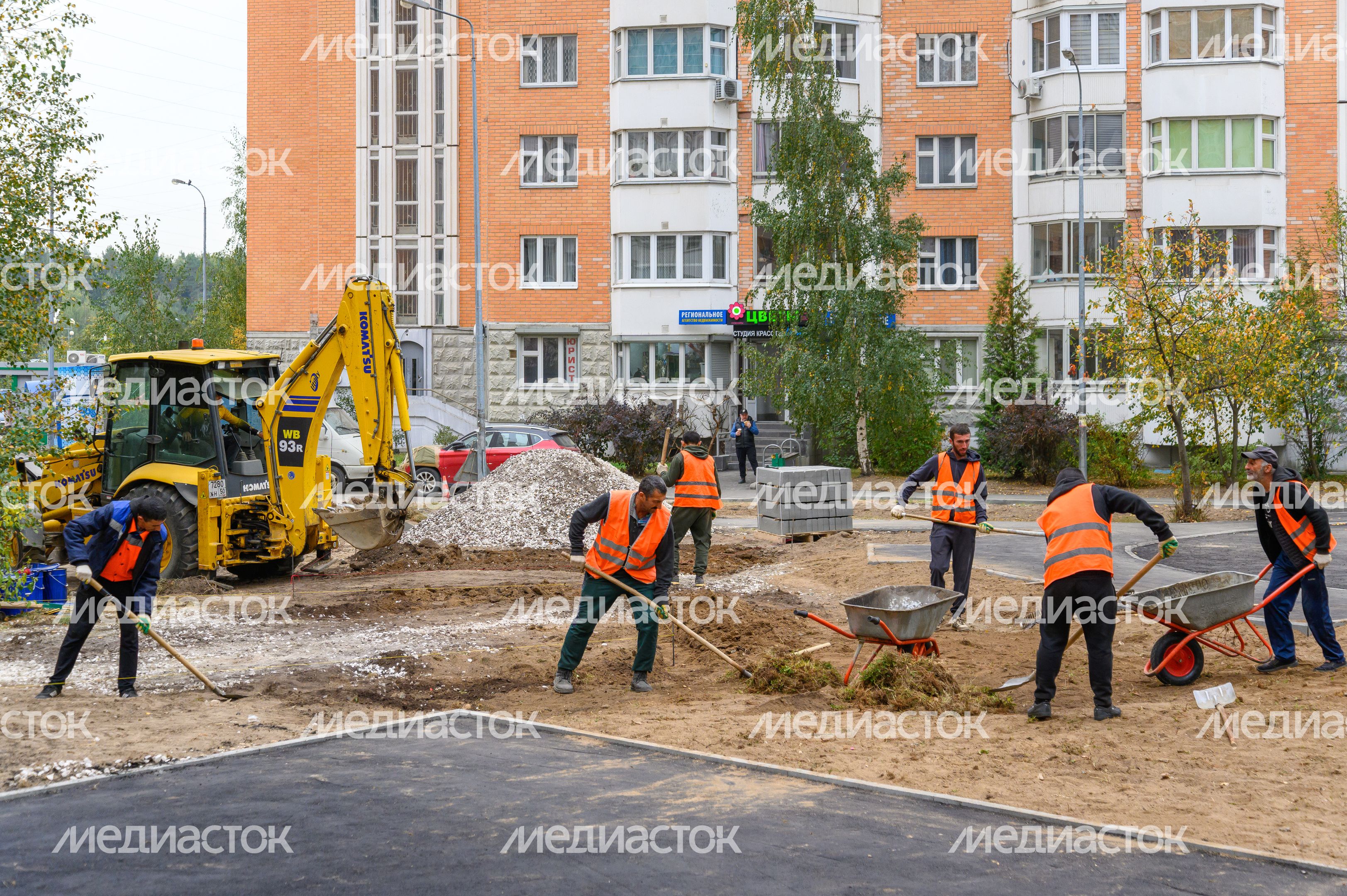 Благоустройство двора в Балашихе на улице Свердлова Благоустройство двора в Балашихе на улице Свердлова