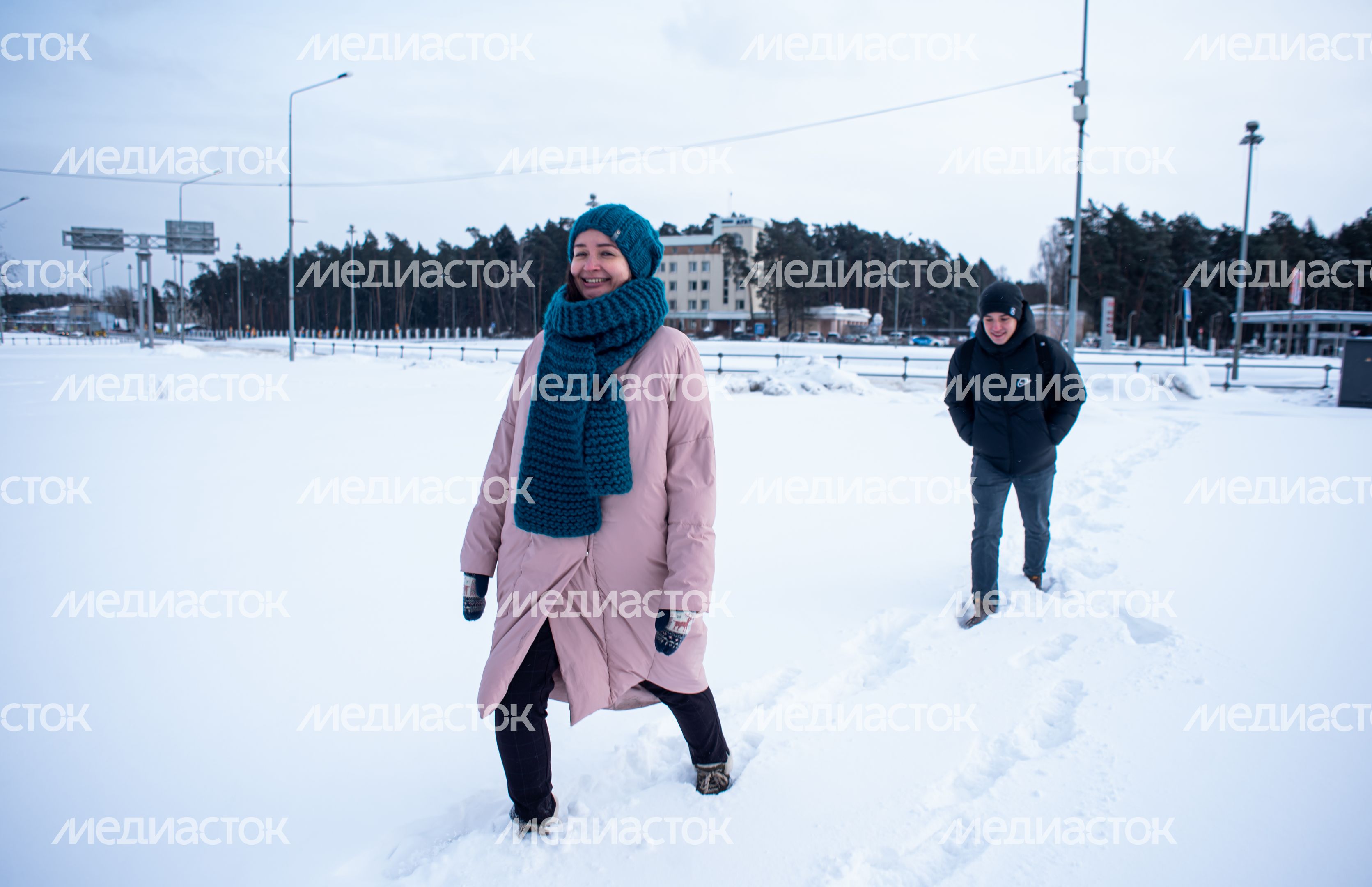 Зимние виды города Жуковский