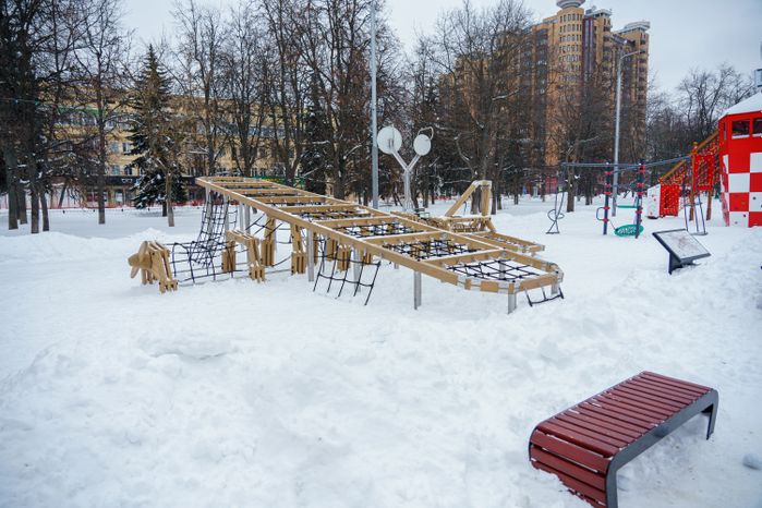 Научная детская площадка в Цаговском сквере (28 квартал) в Жуковском