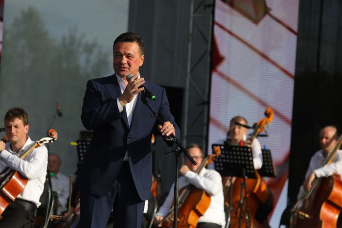 Встреча Губернатора Подмосковья с артистами на фестивале «Лето. Музыка. Музей»